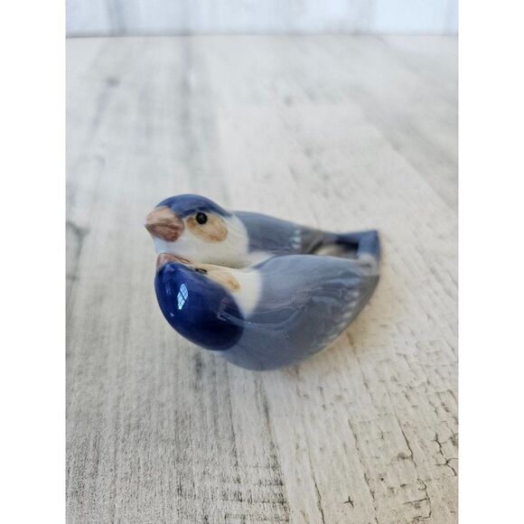 B&g 1189 Bird couple pair Sparrow vintage figurine Bing Denmark statue - Picture 3 of 8